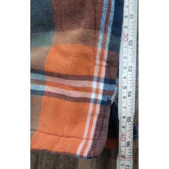 Legendary Whitetails Hooded Flannel Shirt Jacket Mens Medium Plaid Quilted - Picture 10 of 14